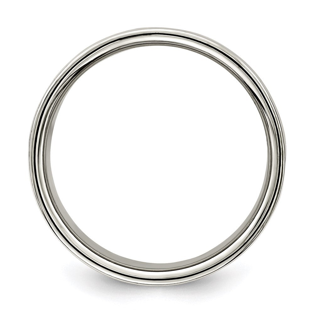 Sterling Silver 10mm Lightweight Flat Size 9.5 Band Ring