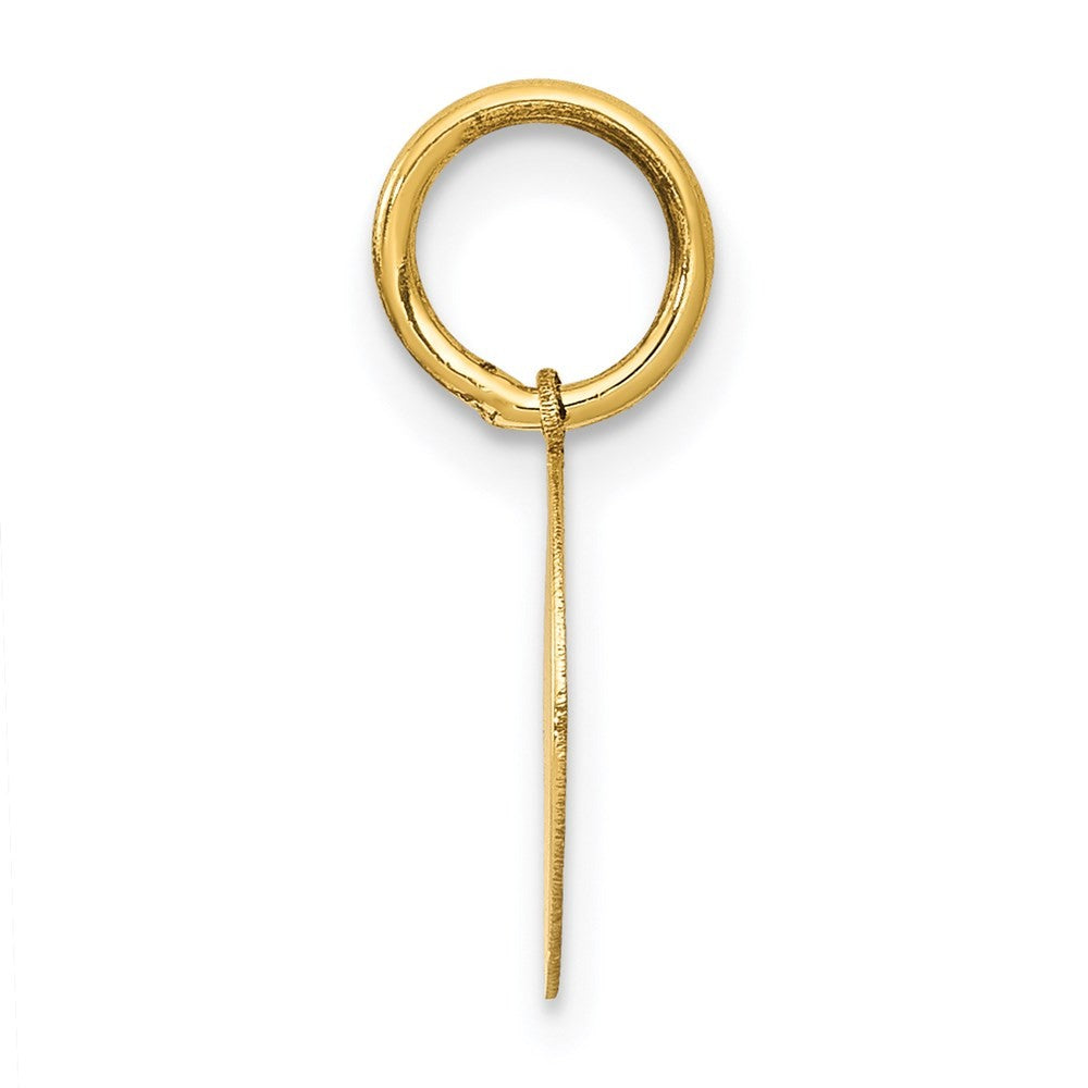 14k Yellow Gold Small Baptism Charm