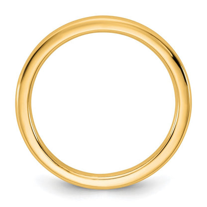 14K Yellow Gold 2mm European Comfort Fit Band Size 12