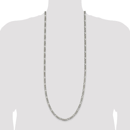 Sterling Silver 5.5mm Figaro Chain