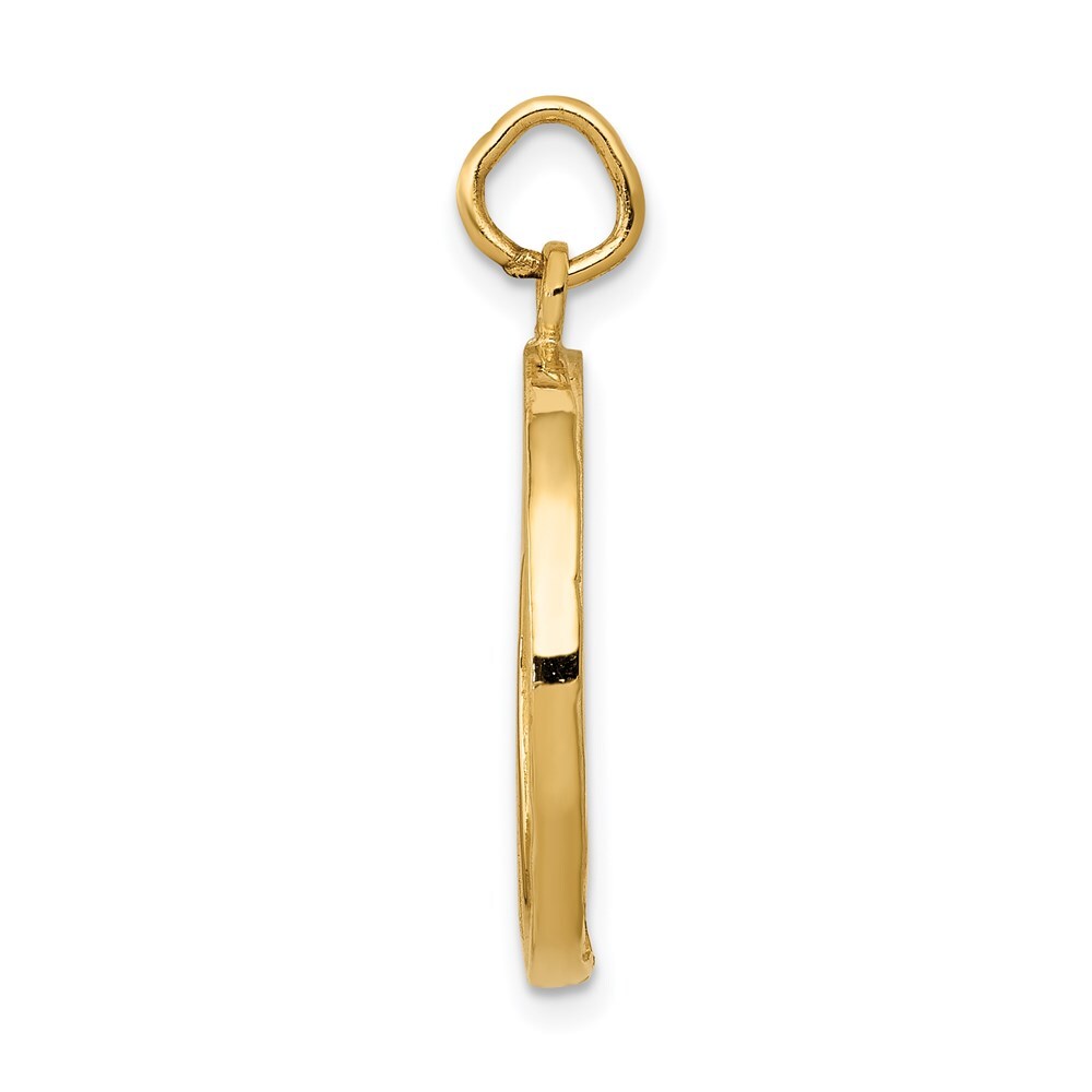 14k Yellow Gold Chicago Skyline Charm Pendant for Women