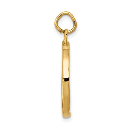 14k Yellow Gold Chicago Skyline Charm Pendant for Women