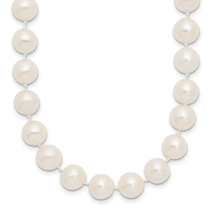 14k Yellow Gold 8-9mm White Freshwater Cultured Pearl 28 inch Necklace