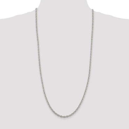 Sterling Silver 4.5mm Cable Chain