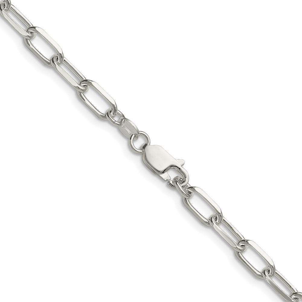 Sterling Silver 4.65mm Diamond-Cut Forzantine Chain Necklace