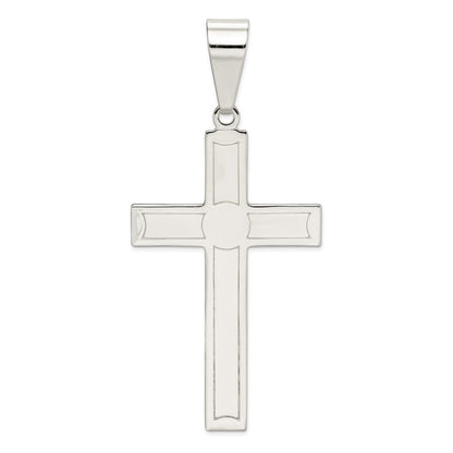 Sterling Silver Polished Cross Pendant