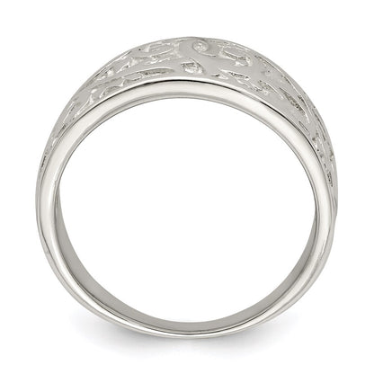 Sterling Silver Swirl Design Ring Size 6