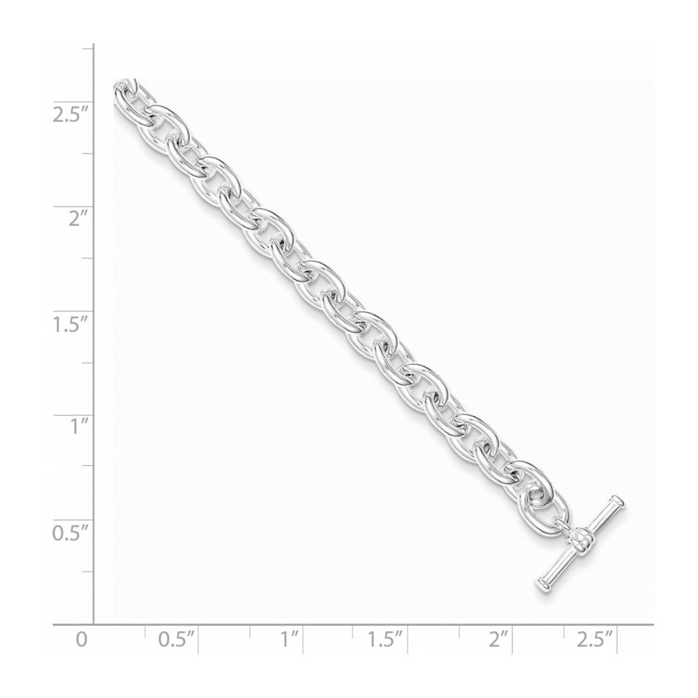 Sterling Silver Toggle Link Bracelet