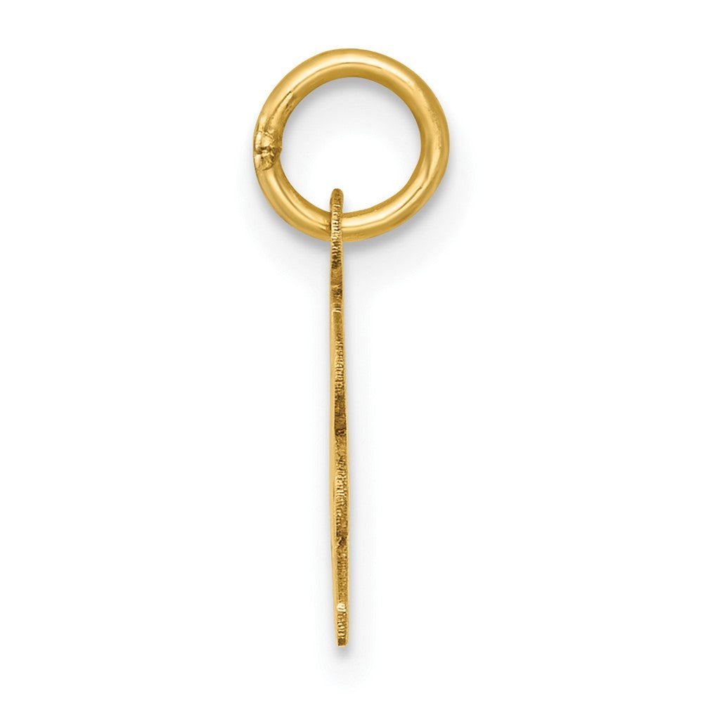 14k Yellow Gold Polished CLASS OF 2025 Charm