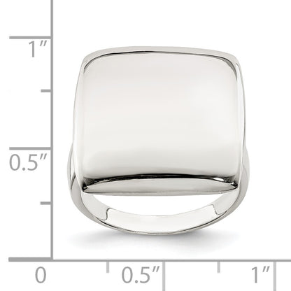 Sterling Silver Solid Ring Size 7