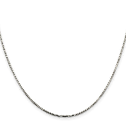 Sterling Silver 1.5mm Snake Chain Necklace