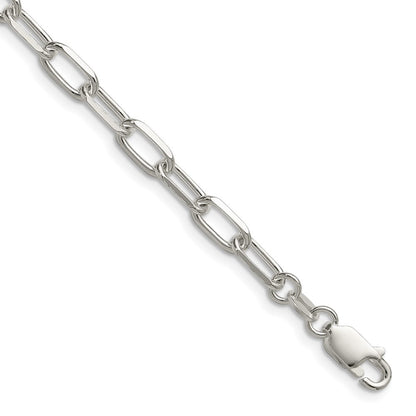 Sterling Silver 4.65mm Diamond-Cut Forzantine Chain Necklace
