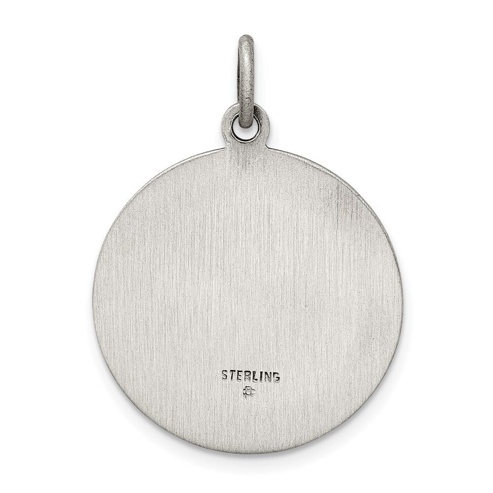 Sterling Silver Our Lady of Guadalupe Medal Pendant