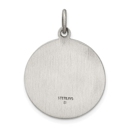 Sterling Silver Our Lady of Guadalupe Medal Pendant