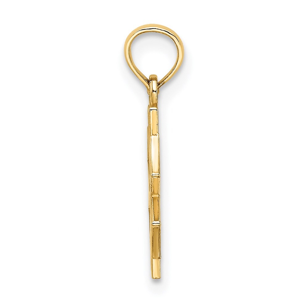 14k Yellow Gold Medical Jewelry Symbol Charm