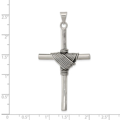 Sterling Silver Antiqued Cross Pendant Holiday Gift for Women