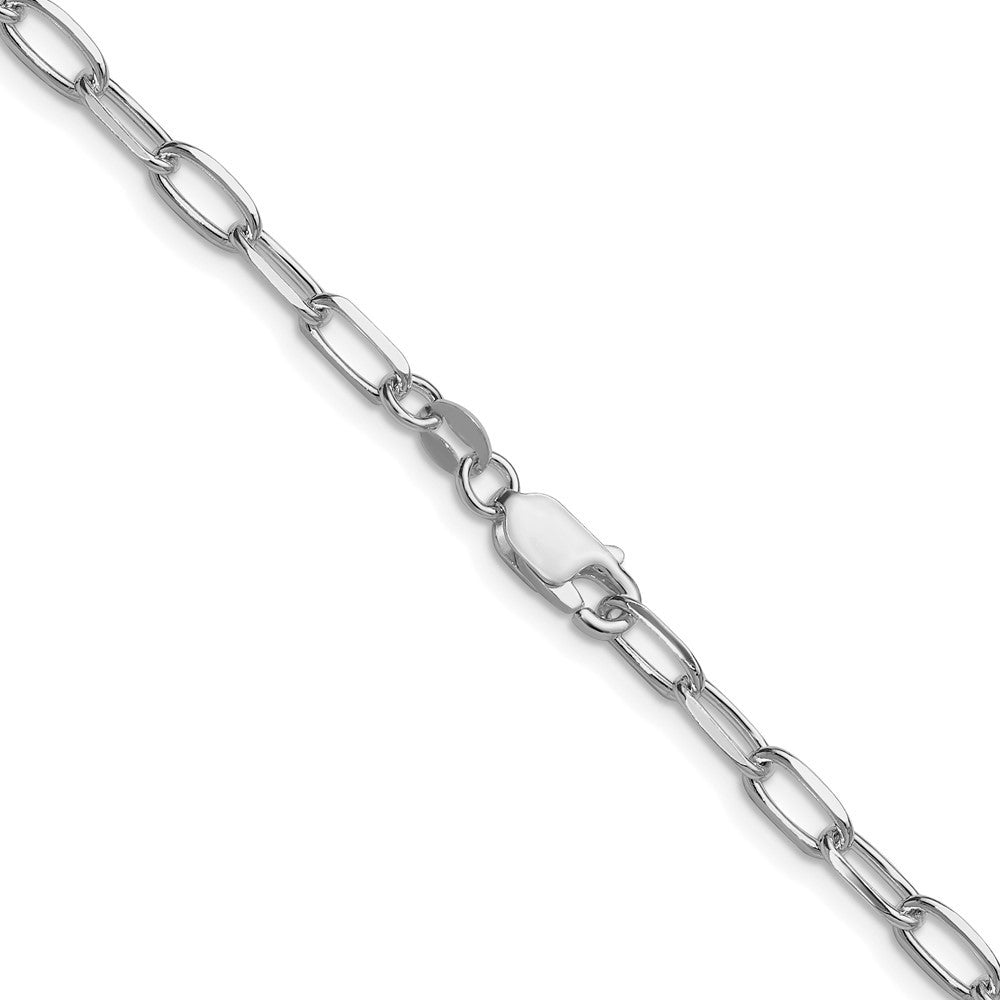 Sterling Silver Rhodium-plated 3.85mm Diamond-Cut Forzantine Chain Necklace