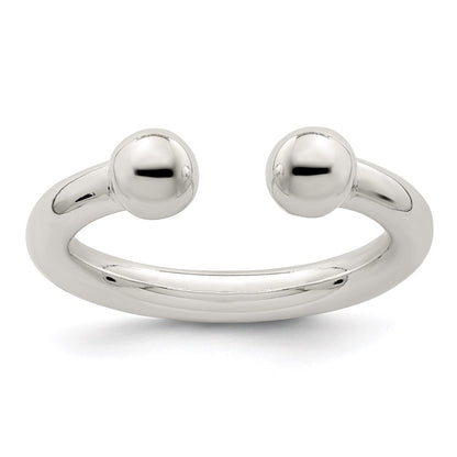 Sterling Silver Tube Ring Size 6