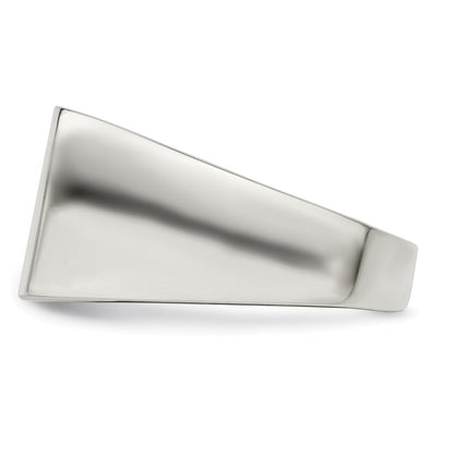 Sterling Silver 12x14mm Closed Back Signet Ring Size 9