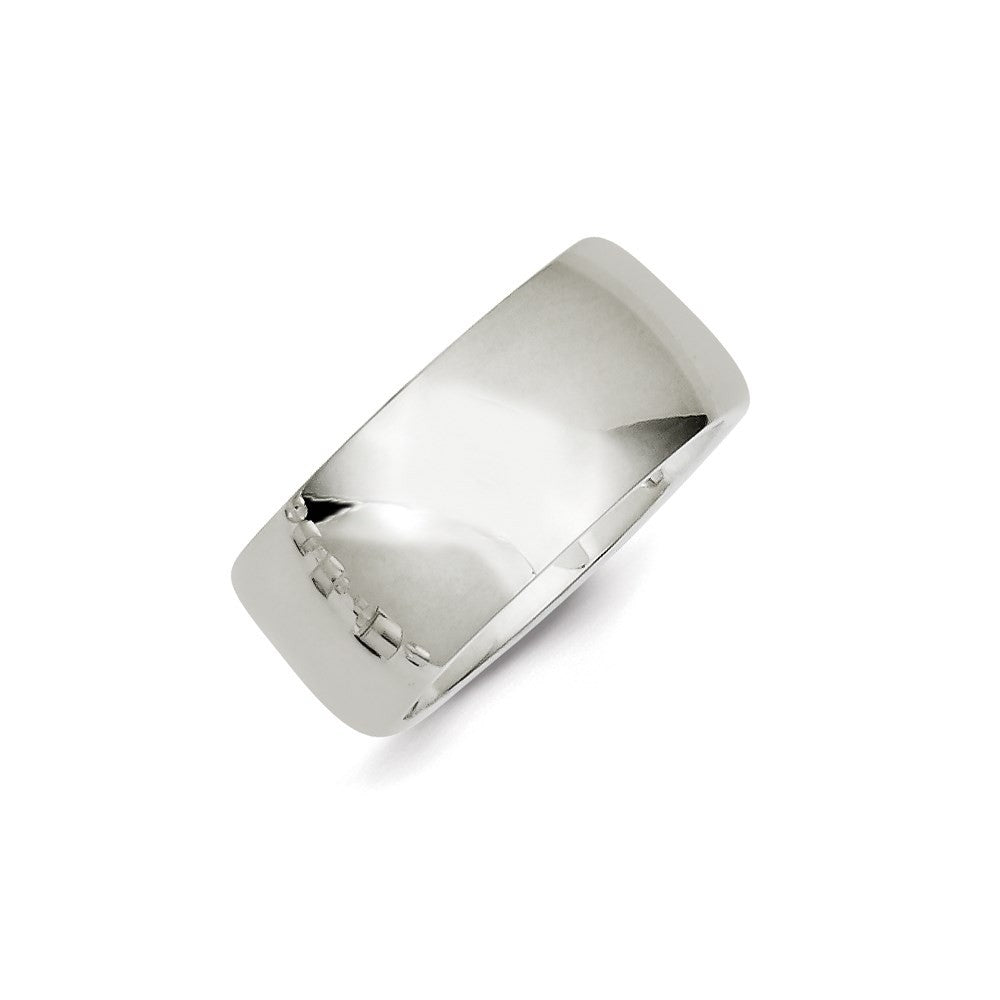 Sterling Silver 10mm Comfort Fit Band Ring Sz 12