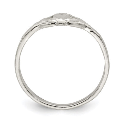 Sterling Silver Claddagh Ring Size 6