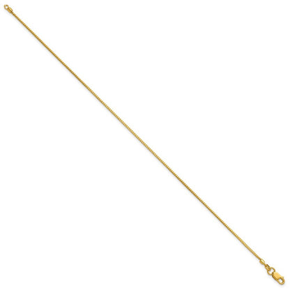 14k Yellow Gold 8 inch .9mm Franco Bracelet