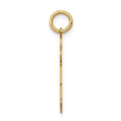 14k Yellow Gold Kid Charm Pendant for Women