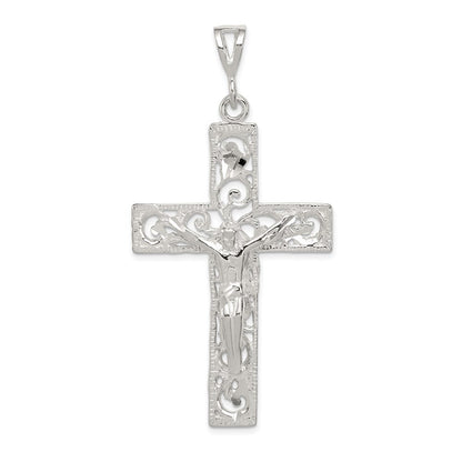 Sterling Silver Crucifix Pendant Holiday Gift for Women