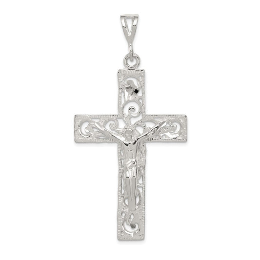 Sterling Silver Crucifix Pendant Holiday Gift for Women