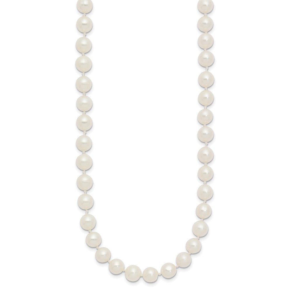 14k Yellow Gold 6-7mm White Freshwater Cultured Pearl 28 inch Necklace
