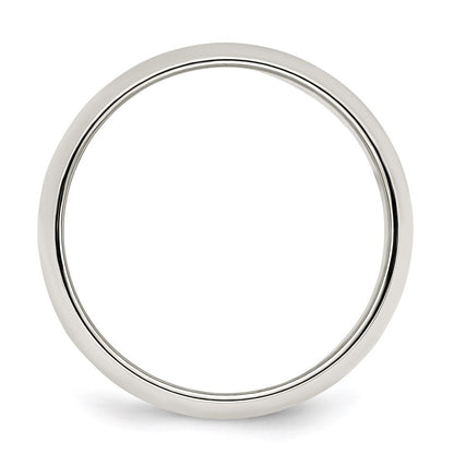Sterling Silver 7mm Half Round Size 11 Band Ring