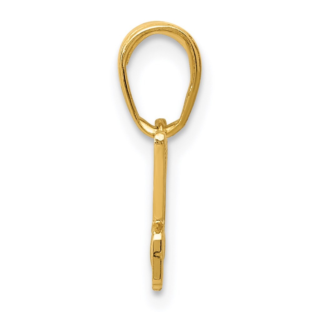 14k Yellow Gold Cut-Out Butterfly Pendant