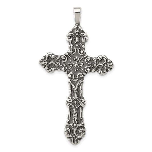 Sterling Silver Cross Pendant Holiday Gift for Women