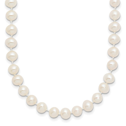 14k Yellow Gold 5-6mm White Freshwater Cultured Pearl 28 inch Necklace