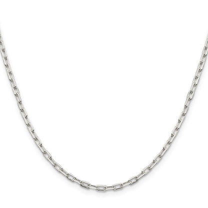 Sterling Silver 2.75mm Elongated Open Link Chain