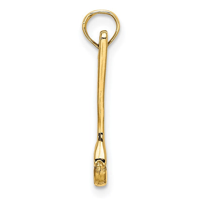 14k Yellow Gold 3-D Adjustable Wrench Charm