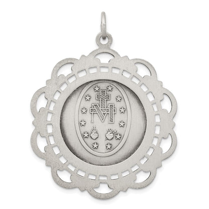 Sterling Silver Antiqued Miraculous Medal
