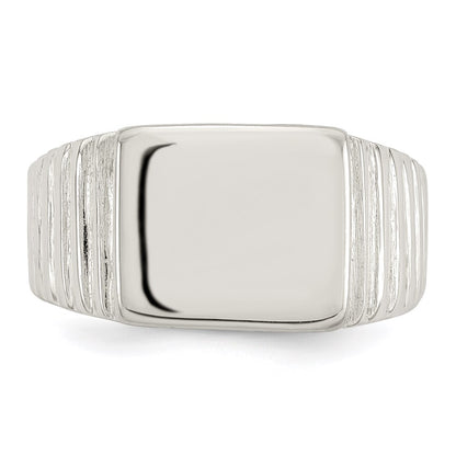 Sterling Silver Signet Ring Size 8