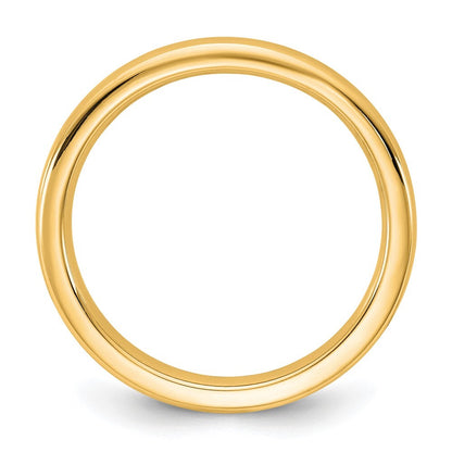 14K Yellow Gold 2.5mm European Comfort Fit Band Size 6