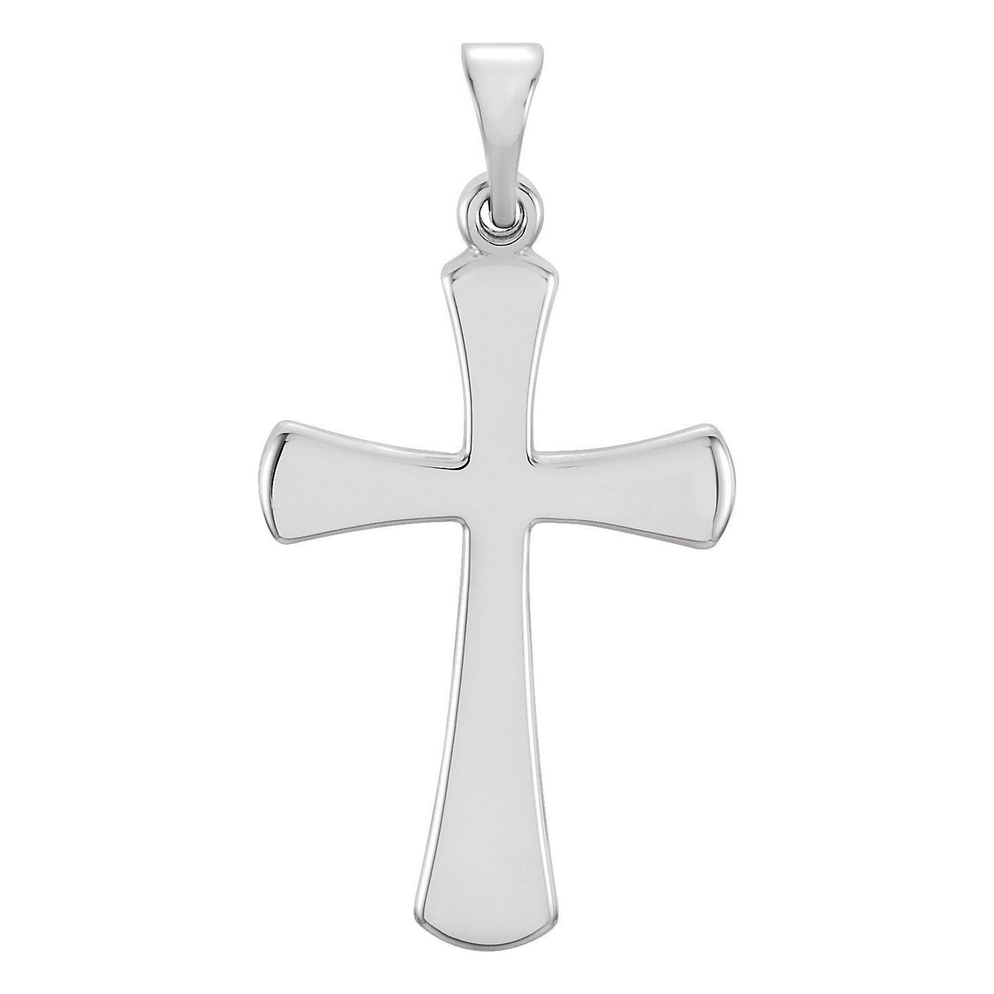 Sterling Silver Crucifix Catholic Cross Pendant Fine Jewelry Gift for Her