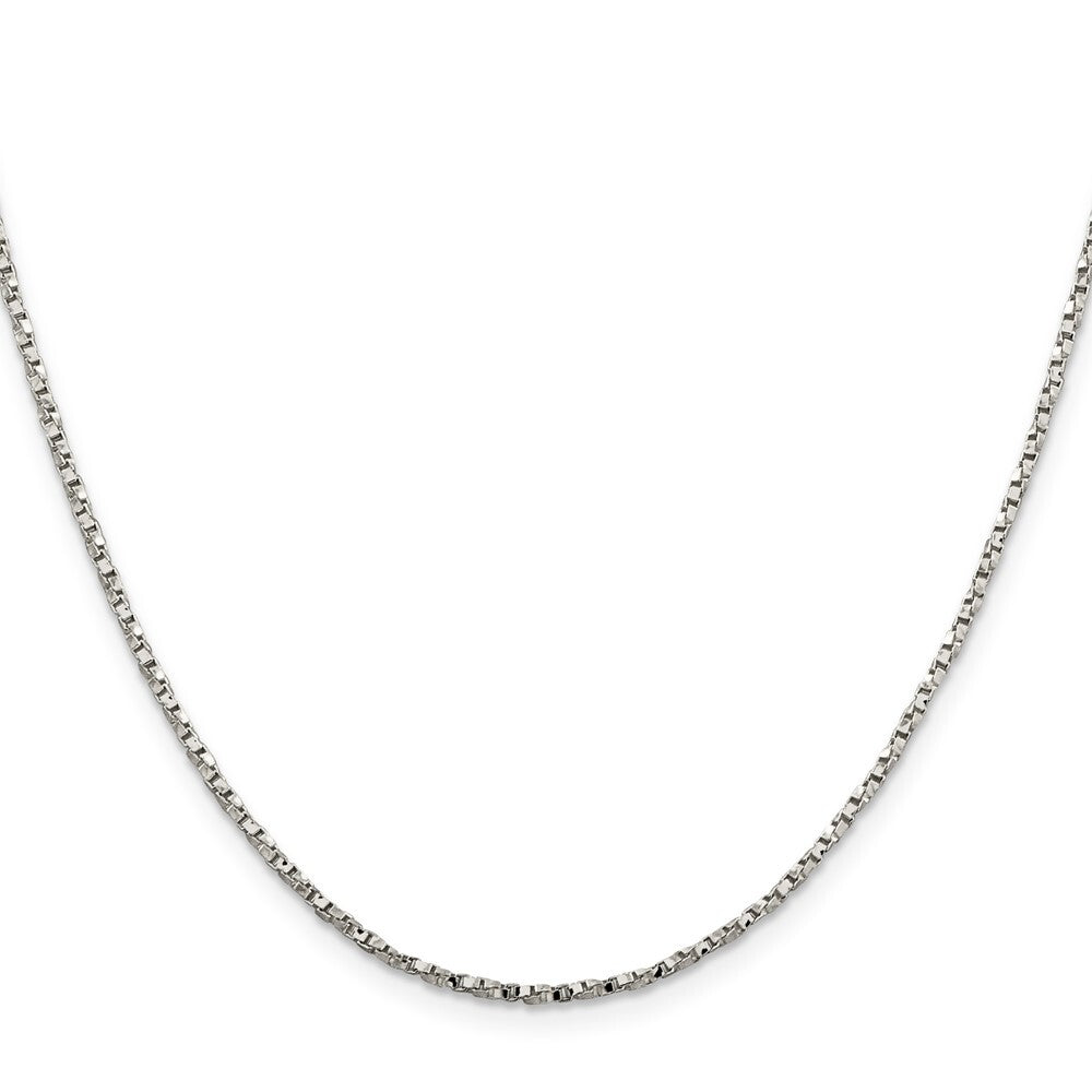 Sterling Silver 1.75mm Twisted Box Chain