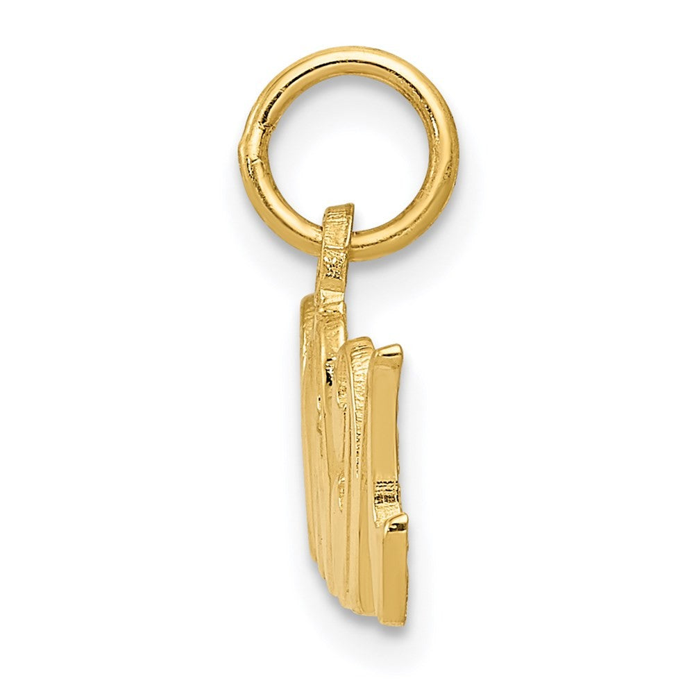14k Yellow Gold MOM Charm Pendant