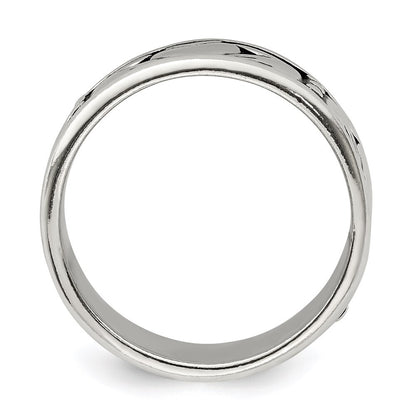 Sterling Silver Claddagh Design Ring Size 10