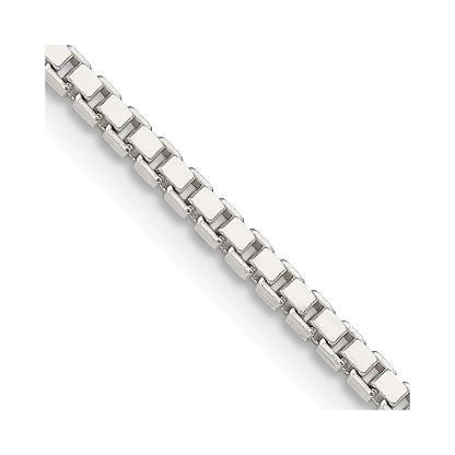 Sterling Silver 1.9mm Box Chain Necklace