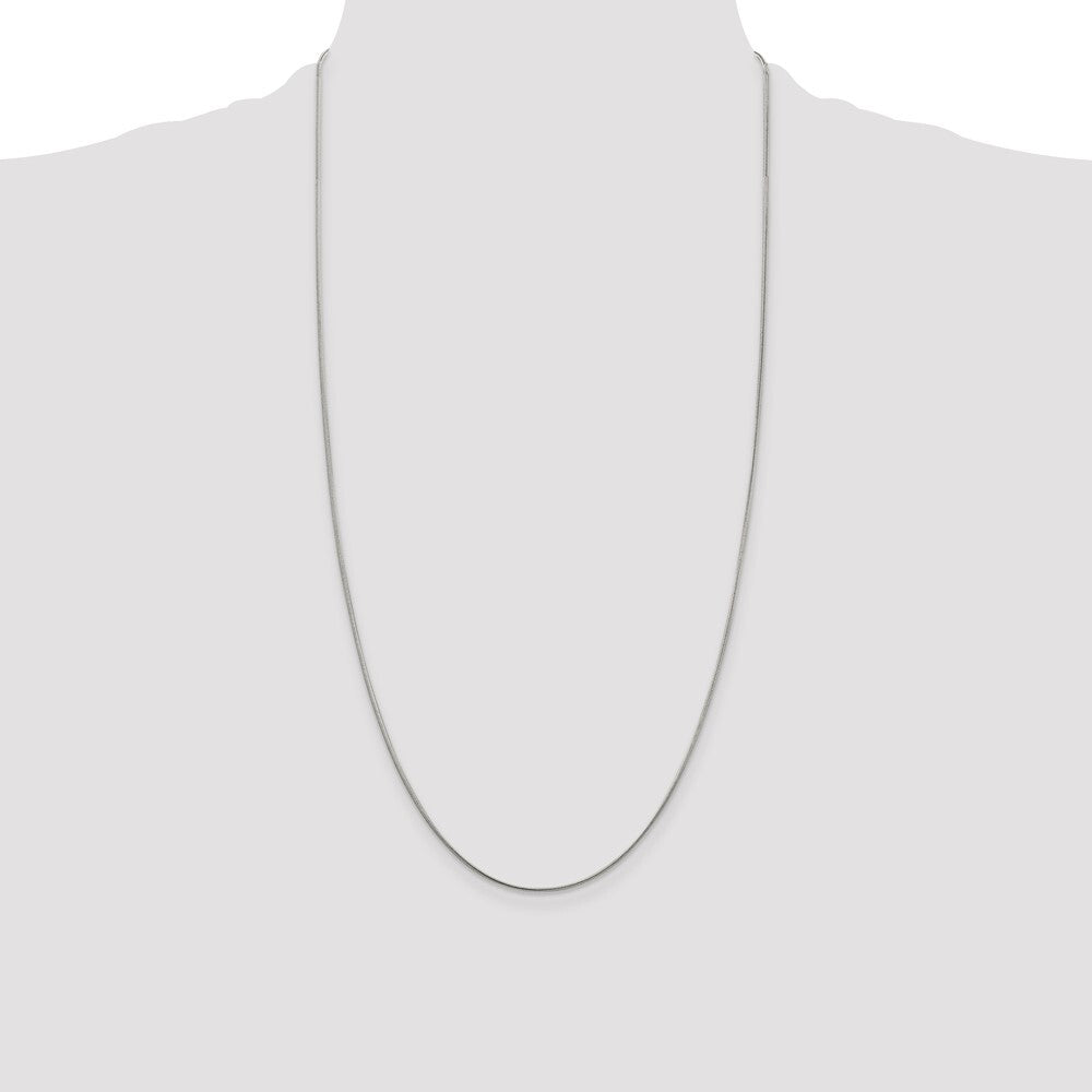 Sterling Silver 1mm Snake Chain