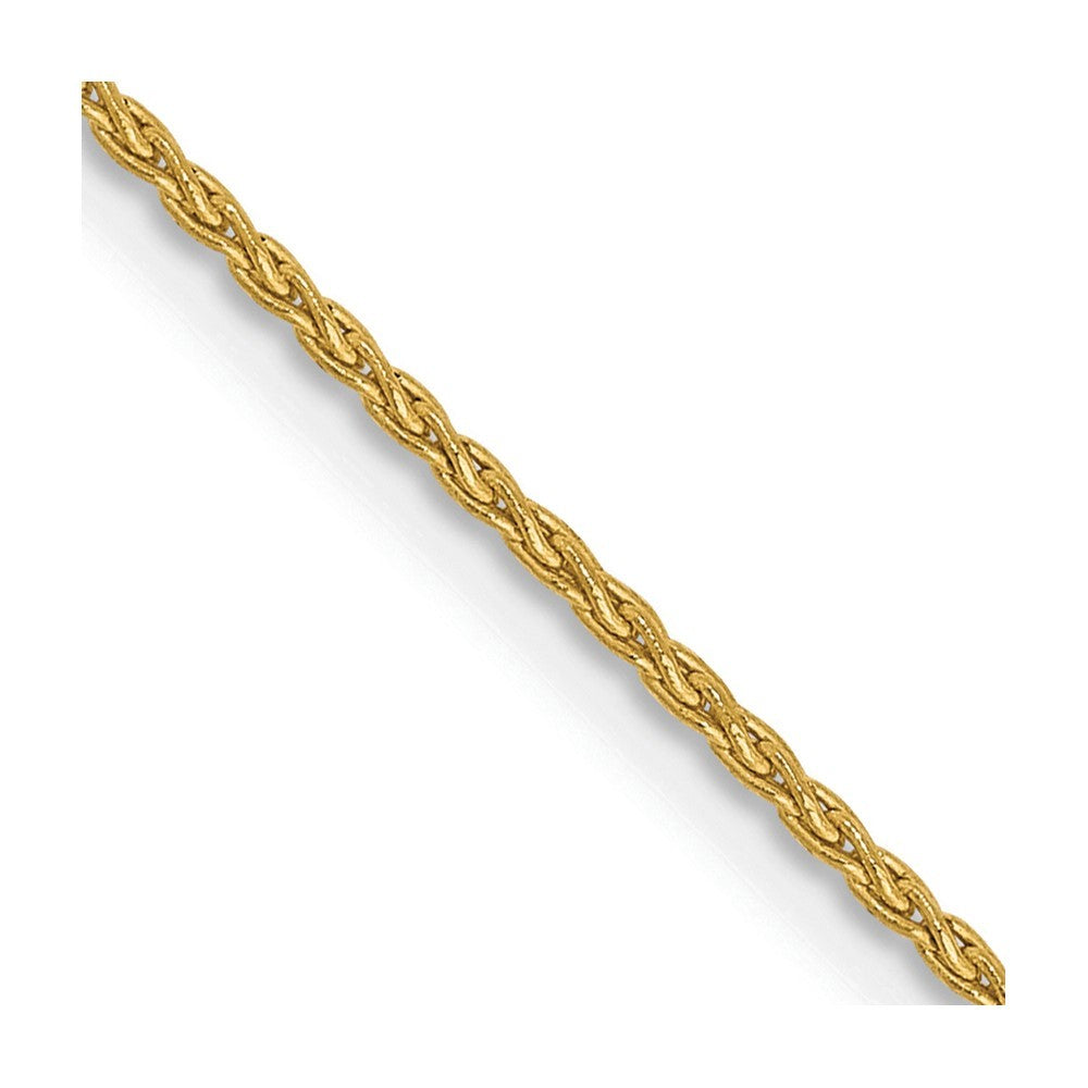 14k Yellow Gold 20 inch 1.2mm Parisian Wheat Chain Necklace