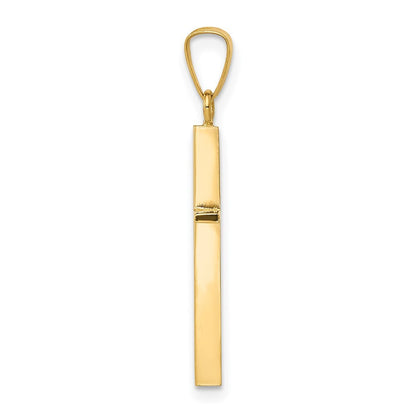 14k Yellow Gold Cross Pendant