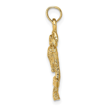 14k Yellow Gold MARCO IS. Palm Tree Charm Pendant