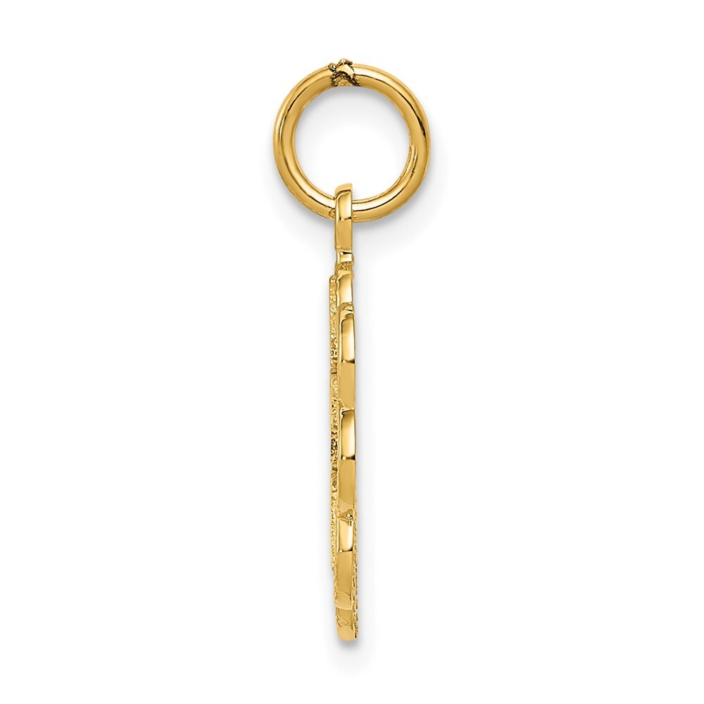 14k Yellow Gold I LOVE NANA Charm Pendant for Women