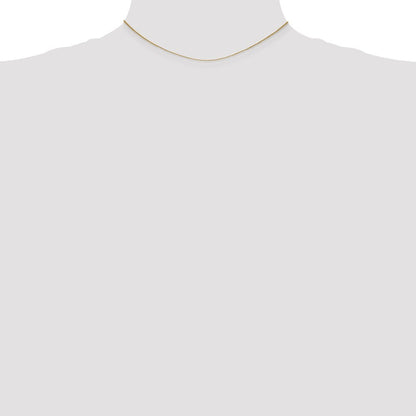 14k Yellow Gold 14 inch .85mm Spiga with Lobster Clasp Chain Necklace